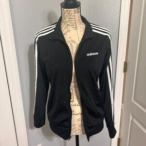 Women's Adidas triple stripe track jacket size medium